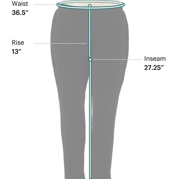 Eileen fisher black elastic waist pants XL stretchy - Picture 3 of 3